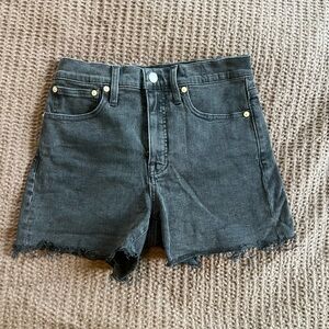 Madewell High Rise Denim Shorts